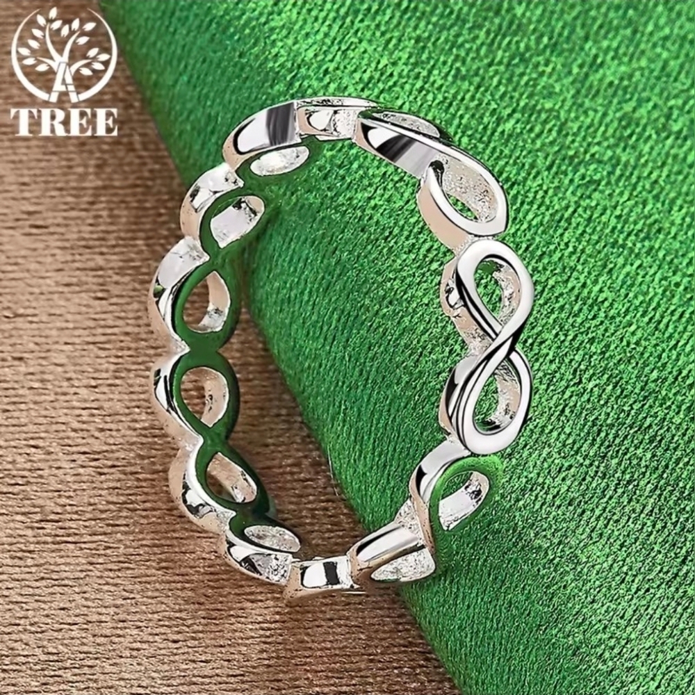 925 Sterling Silver Infinity Ring